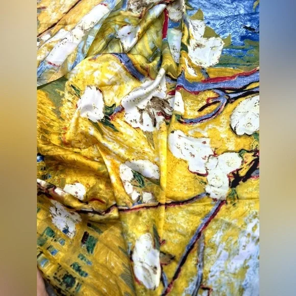 Nwt Scarf Womens Fashion Printed Elegant Lengthened Wrap Soft Shawl All Season - Picture 3 of 7